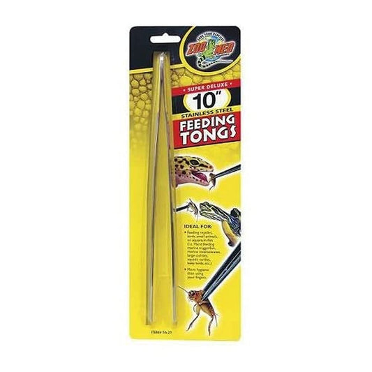 Zoo Med Stainless Steel Feeding Tongs 10in