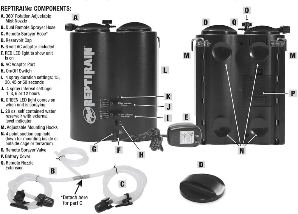 Zoo Med Repti Rain Automatic Misting Machine