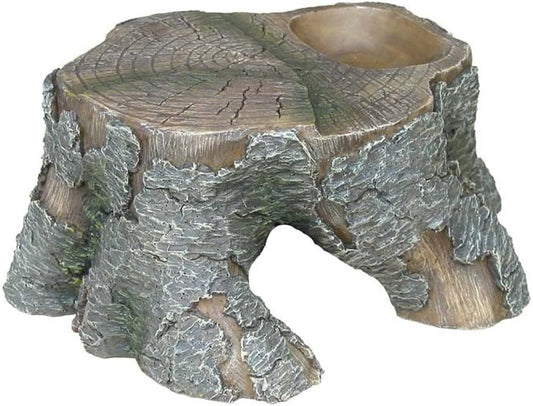 Weco Products Wecorama Sleepy HollowsPine Stump Den Terrarium Ornament