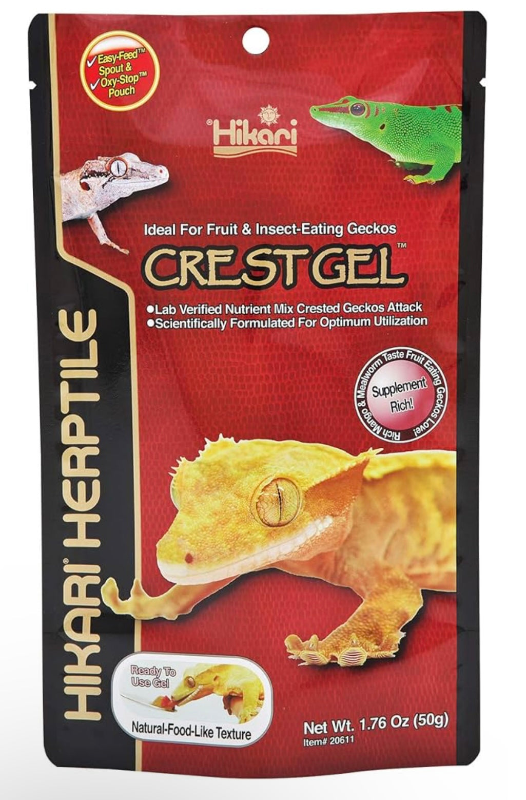 Hikari Herptile Crest Gel Food