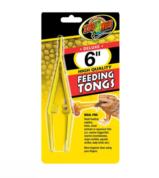 Zoo Med Feeding Tongs-Plastic 6”