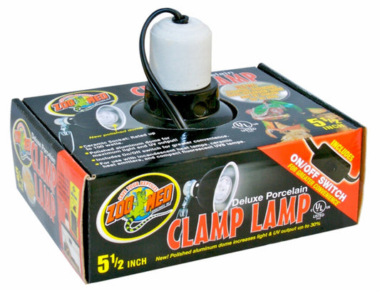 Zoo Med Deluxe Porcelain Clamp Lamp