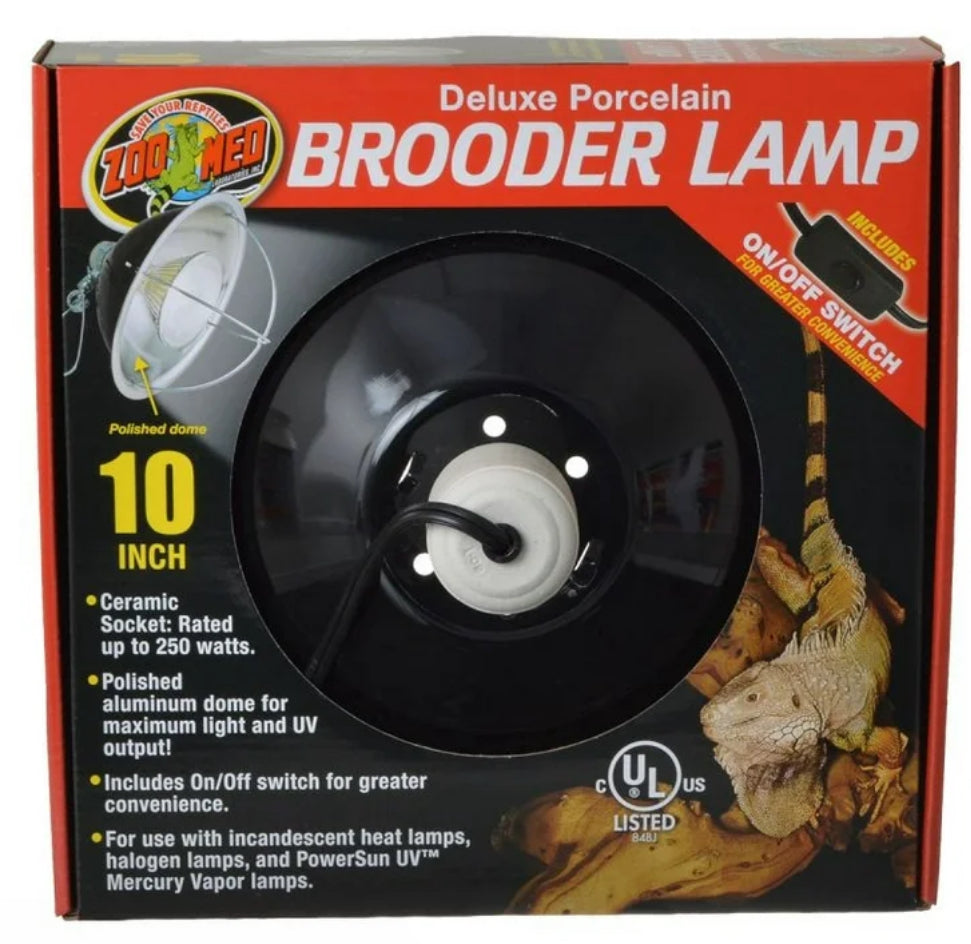 Zoo Med Deluxe Brooder Lamp – luxor reptiles
