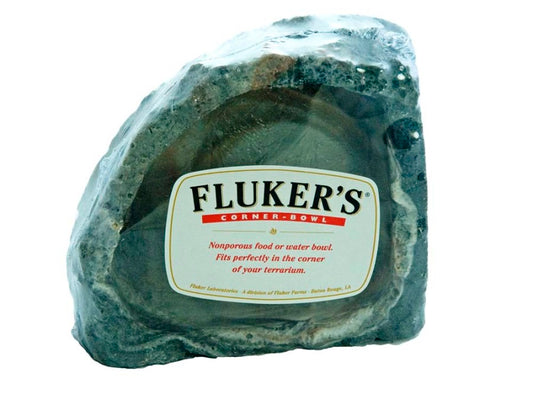 Fluker's Non-Porous Food And Water Corner Bowl